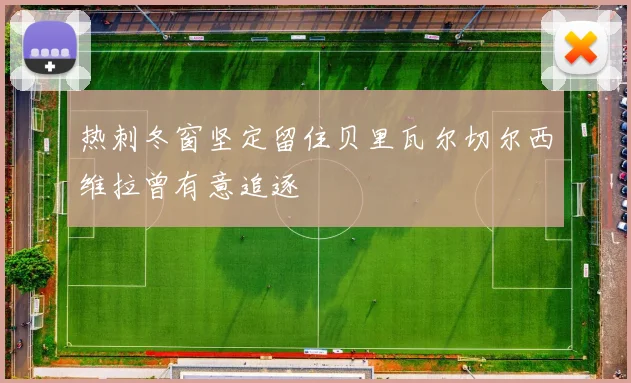 热刺冬窗坚定留住贝里瓦尔切尔西维拉曾有意追逐